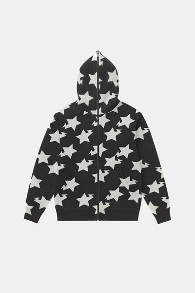 Star full zip hoodie | Y2K Streetwear | y2k streetwear
