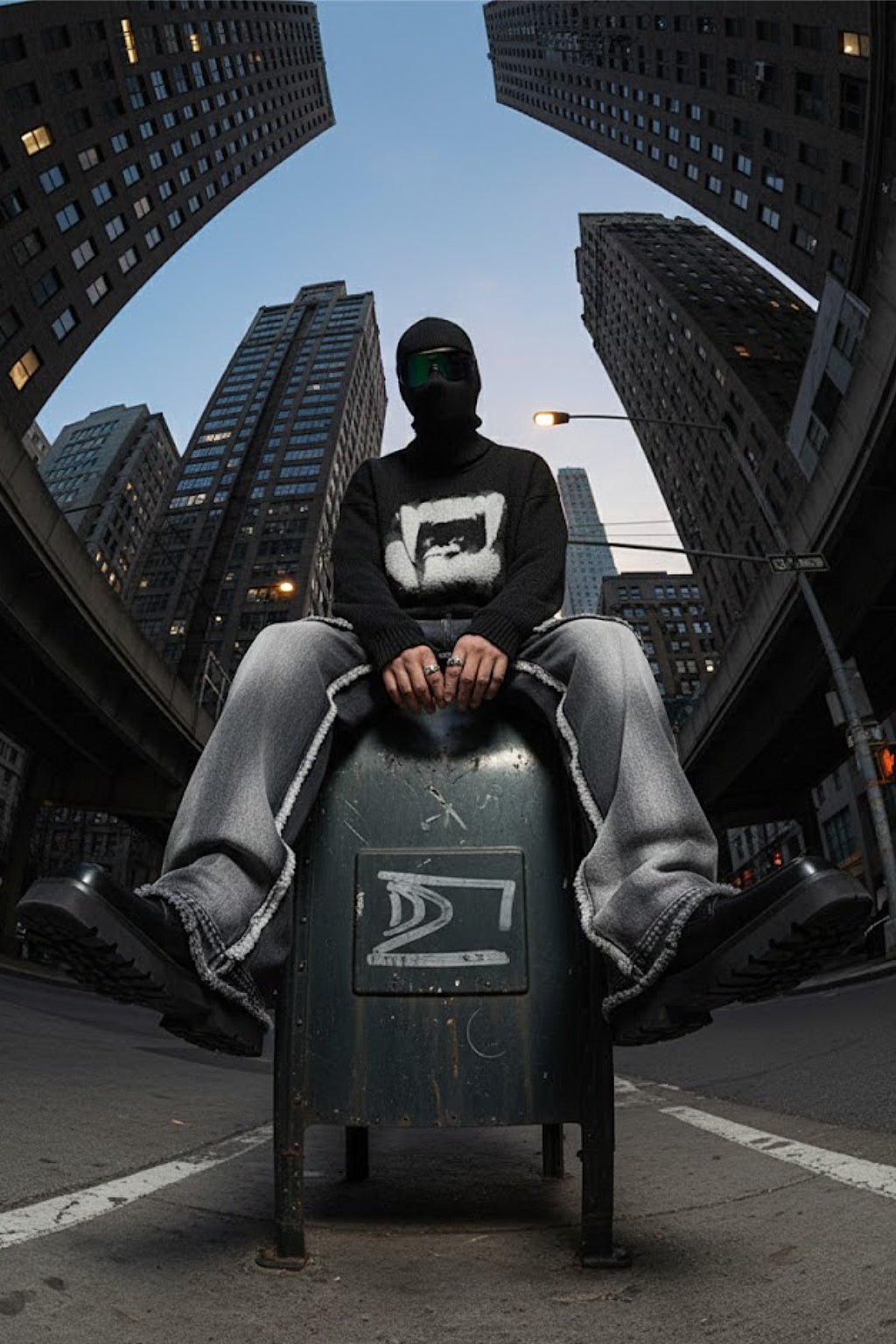 Gorpcore jeans - y2k streetwear