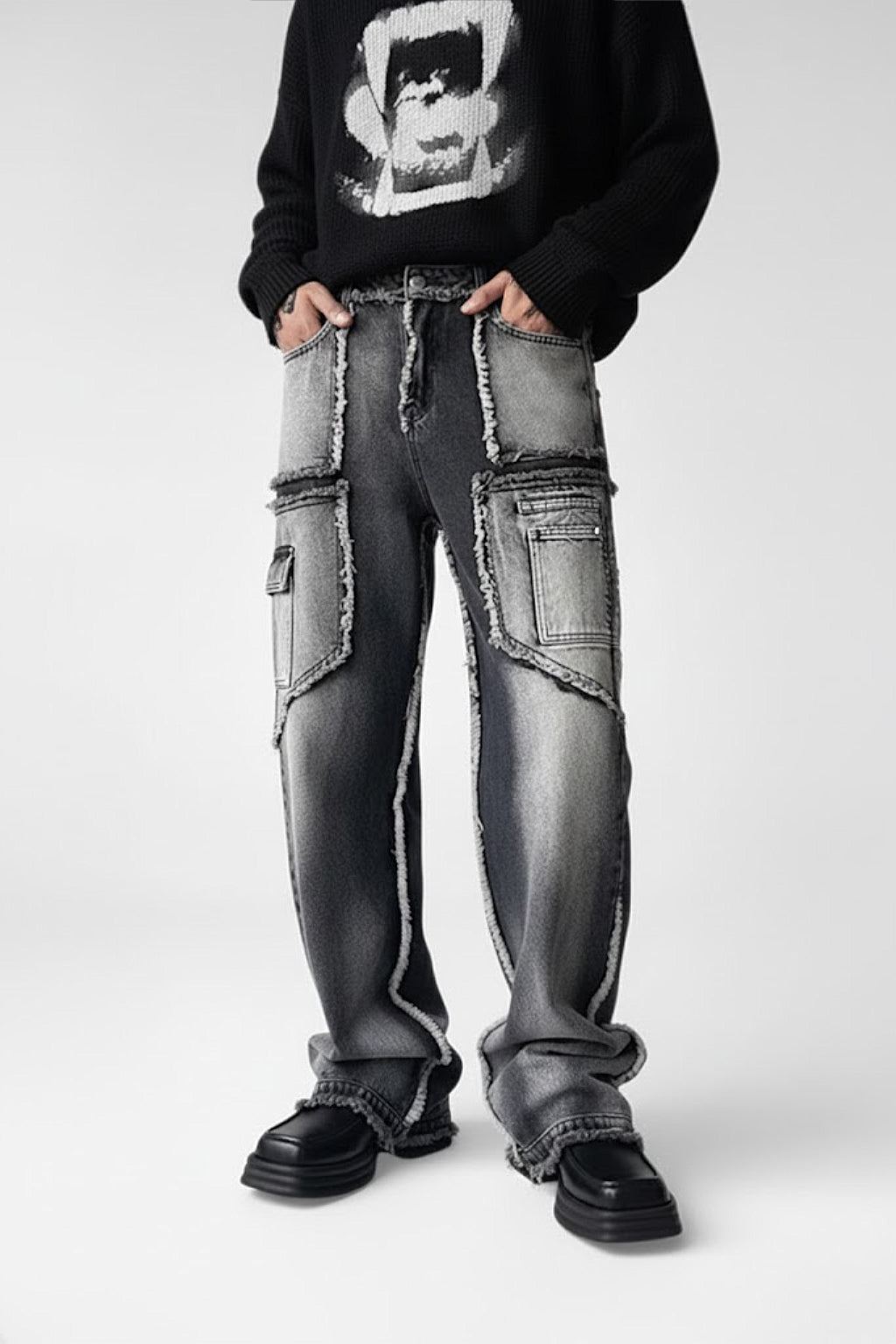 Gorpcore jeans - y2k streetwear