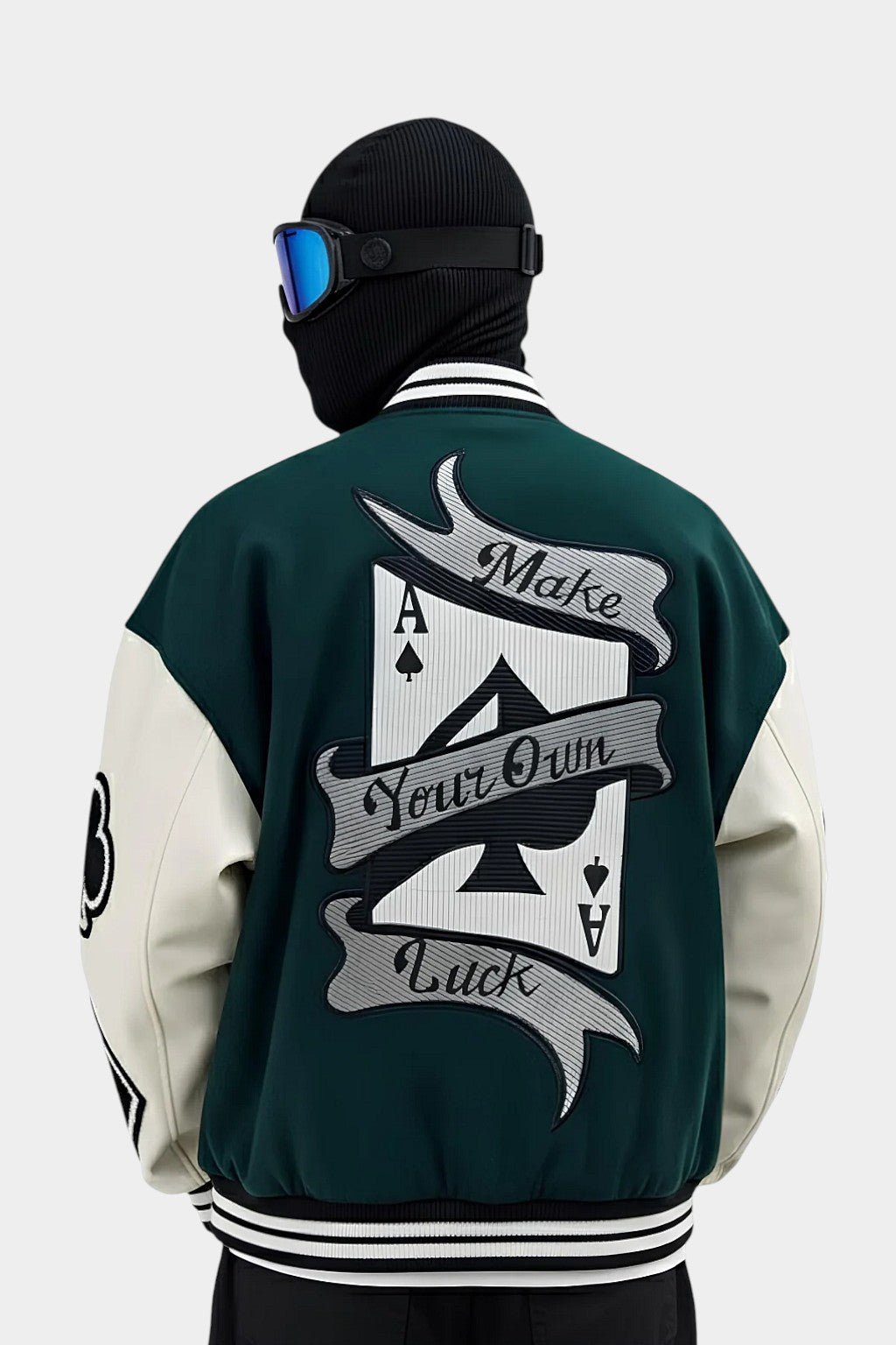 Green varsity jacket - y2k streetwear