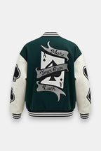 Green varsity jacket - y2k streetwear