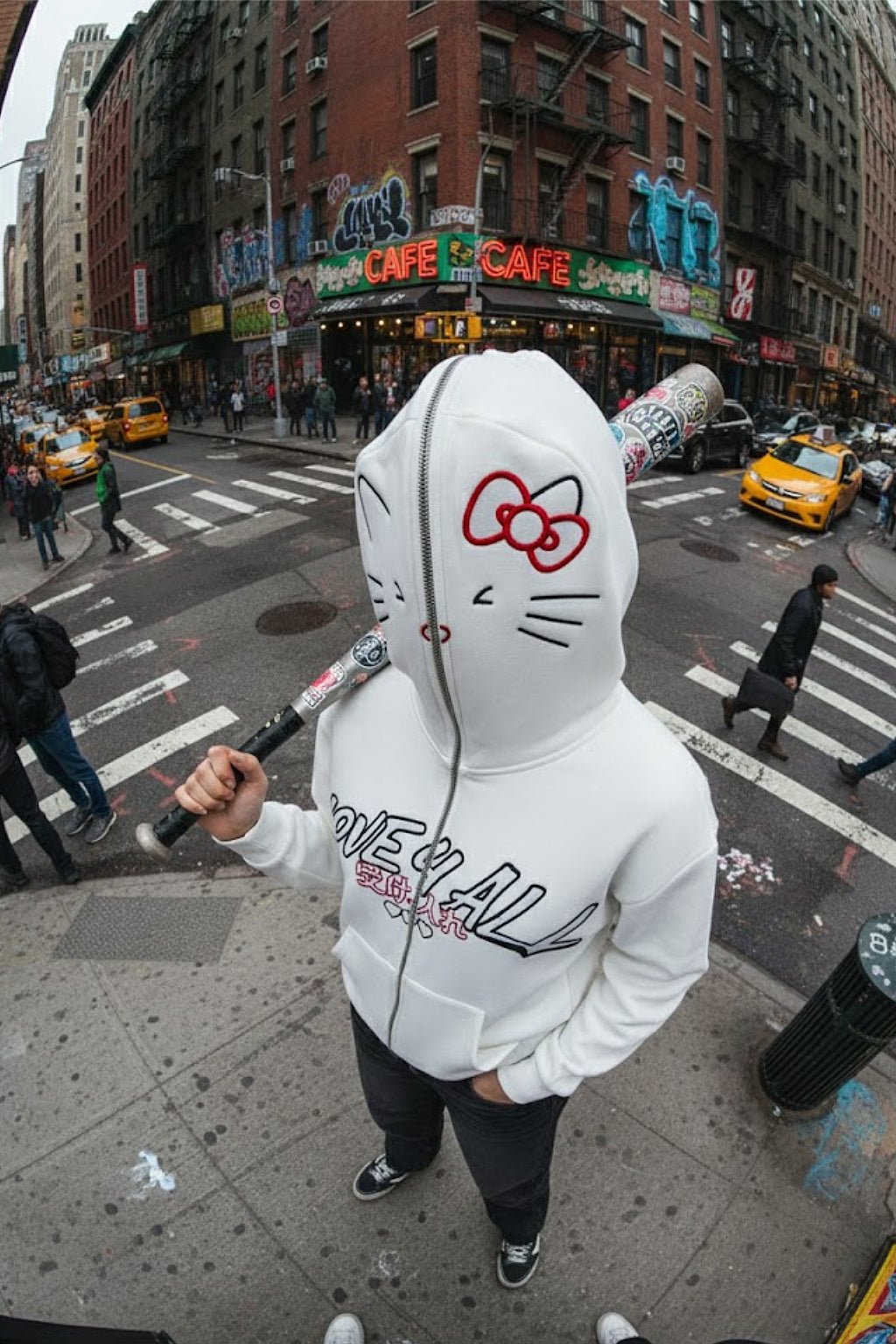 Hello Kitty Full Zip - y2k streetwear