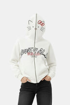 Hello Kitty Full Zip - y2k streetwear