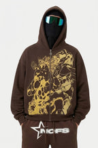 Hoodie jojo bizarre - y2k streetwear