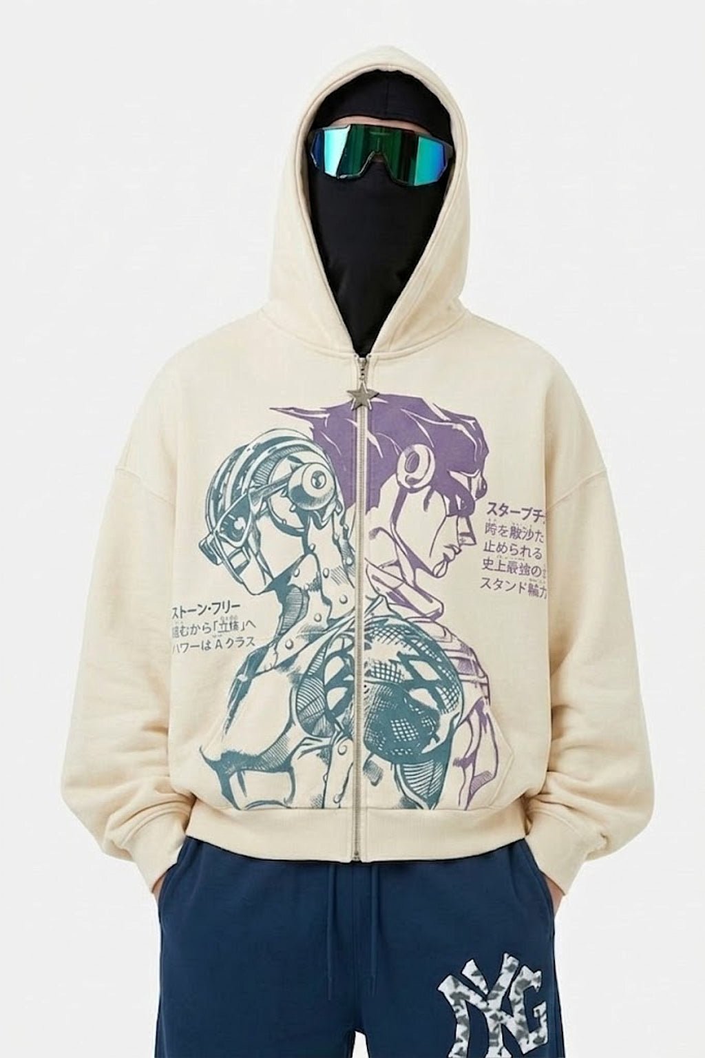 Hoodie jojo bizarre - y2k streetwear