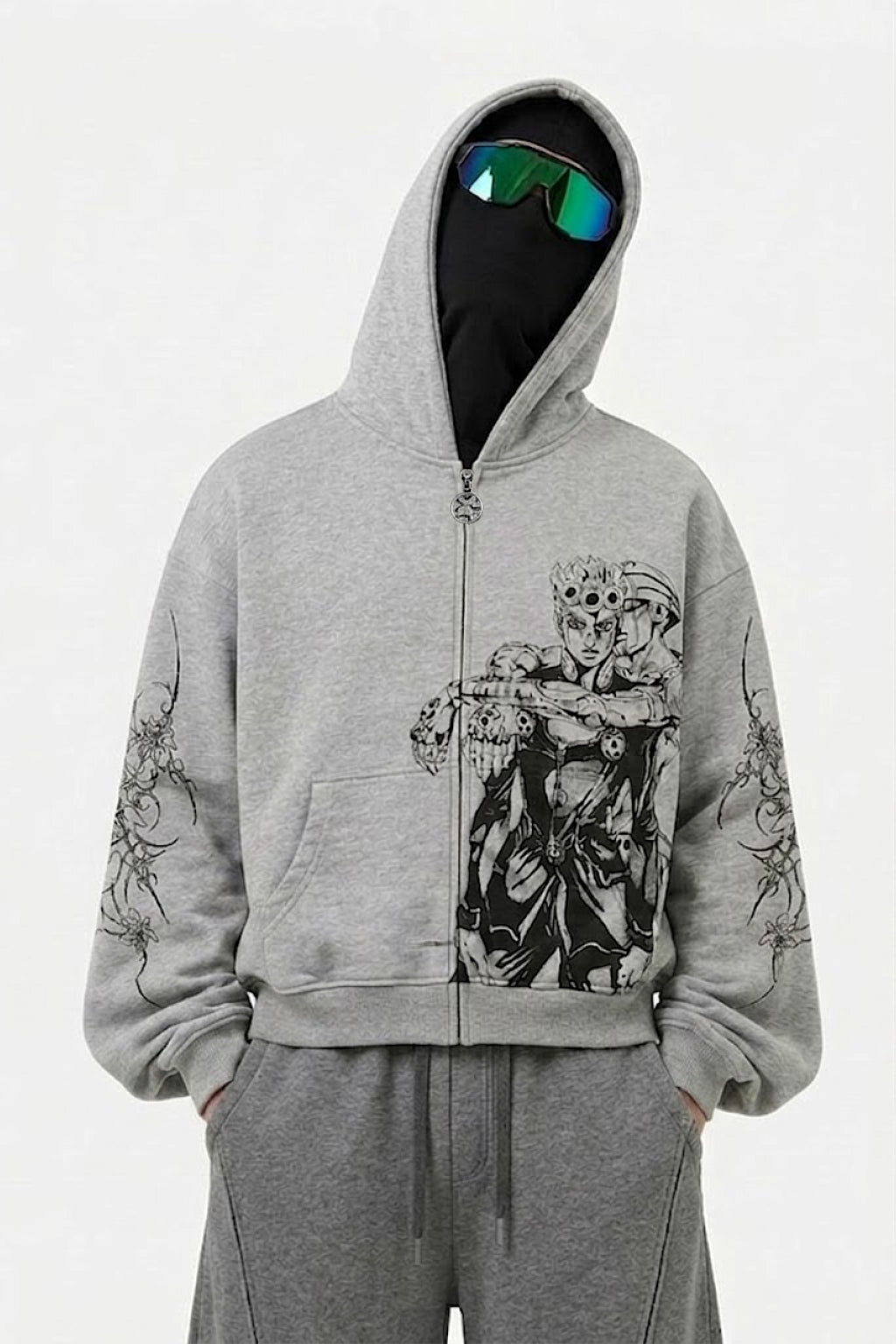 Hoodie jojo bizarre - y2k streetwear