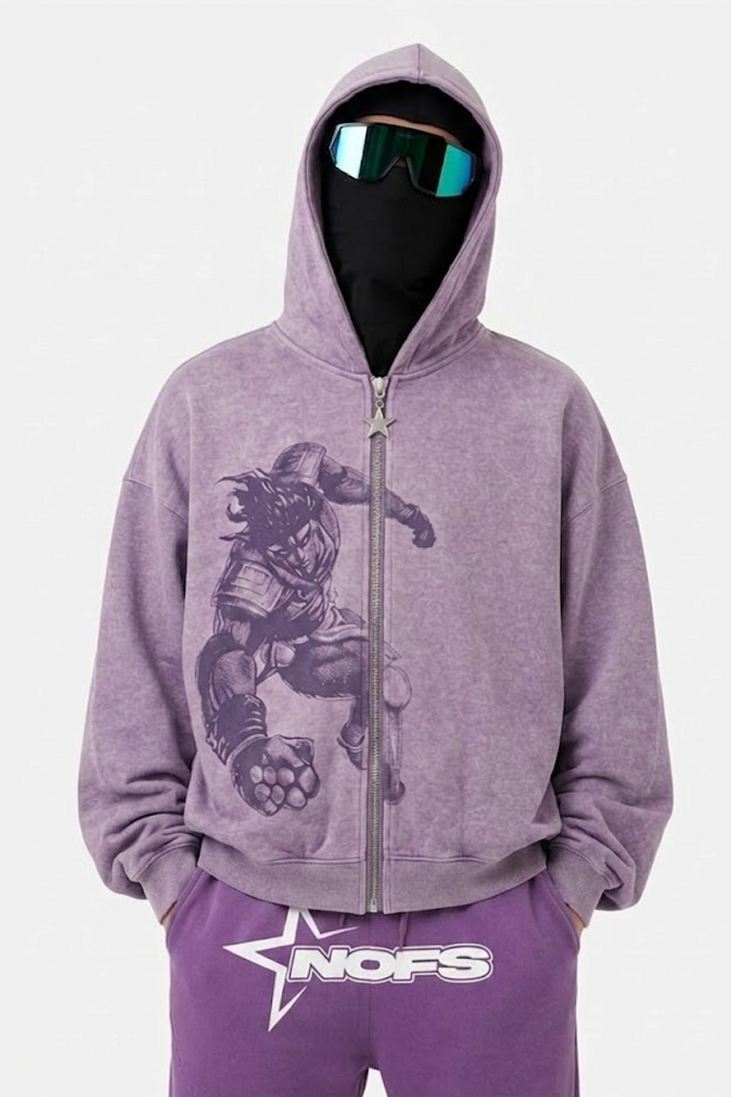 Hoodie jojo bizarre - y2k streetwear