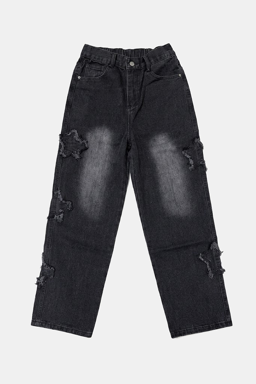 Jean avec broderie etoile - y2k streetwear
