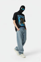 Jean baggy délavé - y2k streetwear