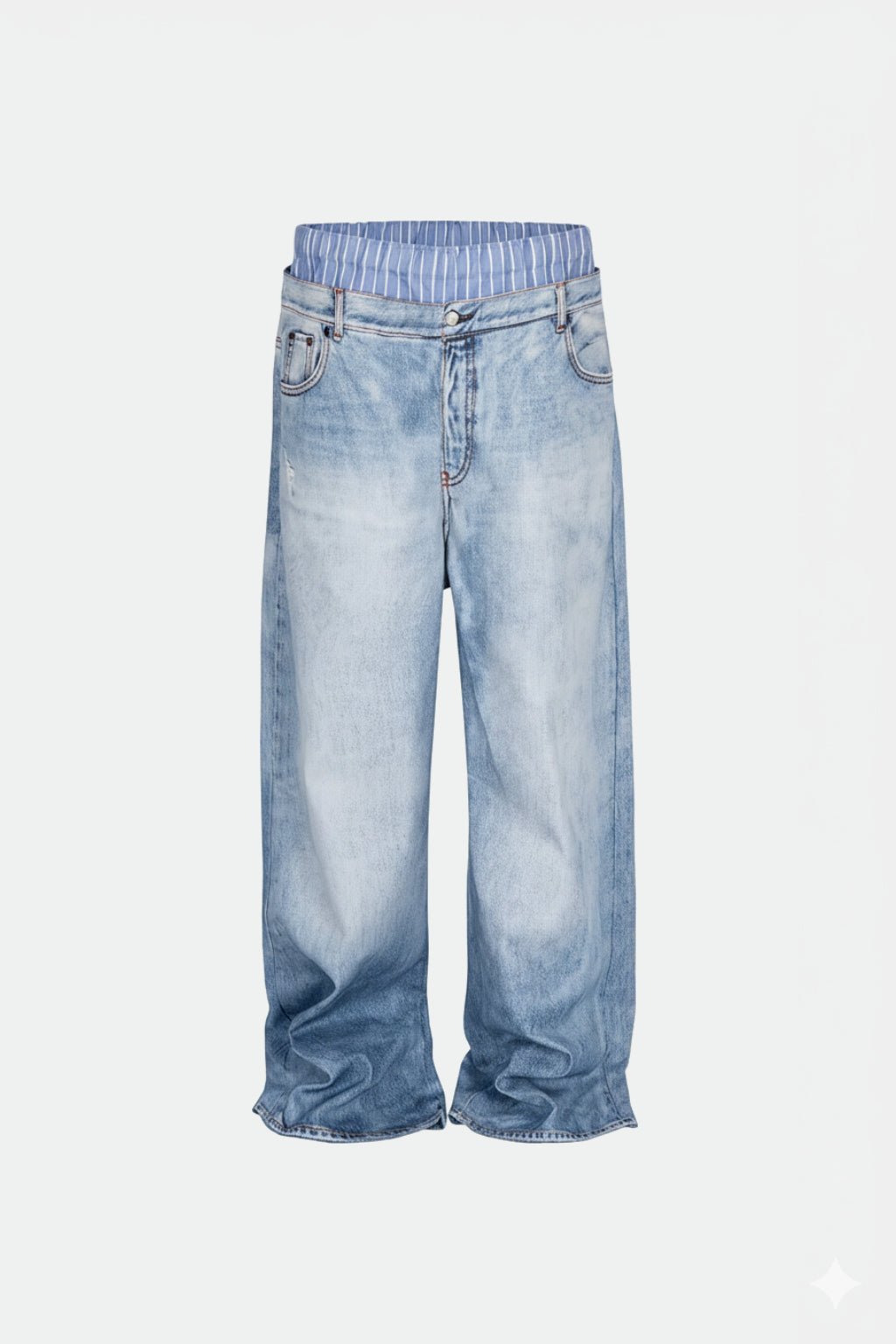 Jean baggy délavé - y2k streetwear