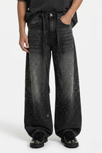 Jean baggy strass - y2k streetwear