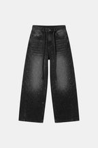 Jean baggy strass - y2k streetwear