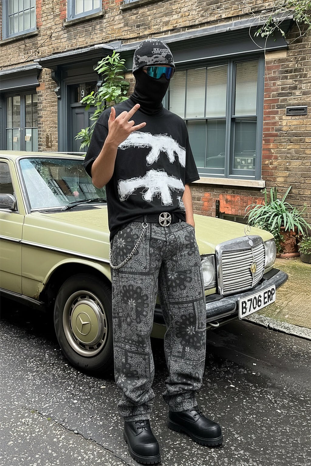 Jean bandana - y2k streetwear