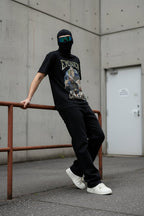 Jean barrel noir - y2k streetwear