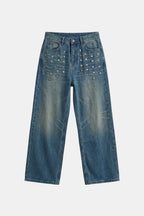 Jean clouté - y2k streetwear