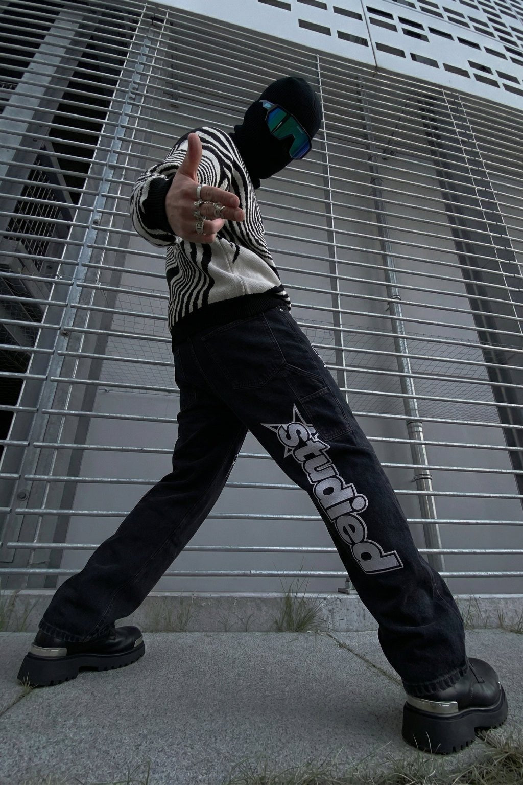 Jean cyber Y2K - y2k streetwear