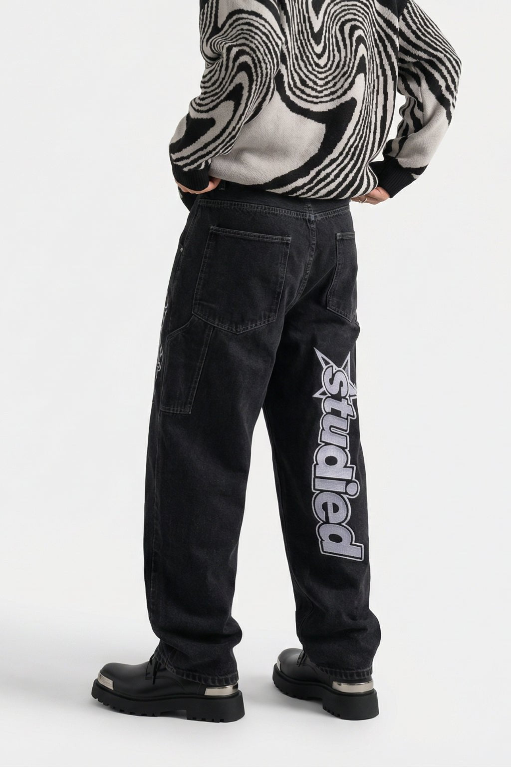 Pantaloni di Jeans Strappati Jeans Pantaloni Skinny Strappati Boyfriend Pantaloni di Jeans Strappati Jeans Pantaloni Skinny Strappati Boyfriend
