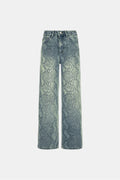 Jean imprime serpent - y2k streetwear