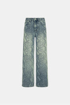 Jean imprime serpent - y2k streetwear
