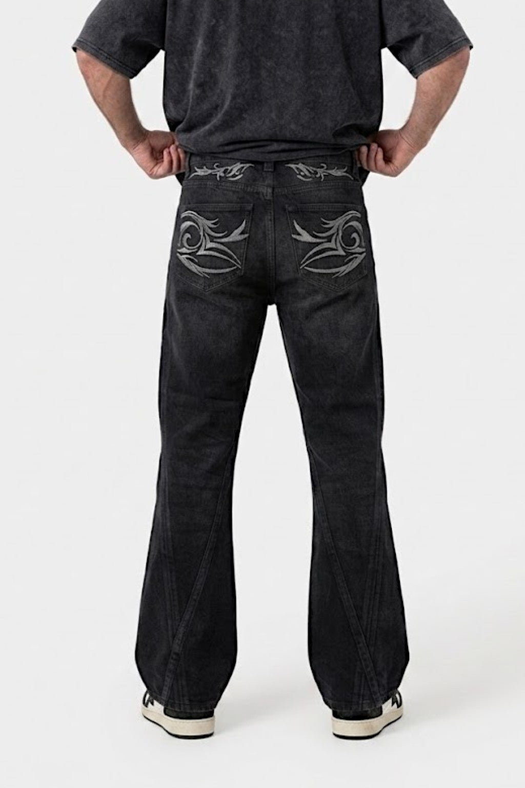 Jean imprime tribal - y2k streetwear