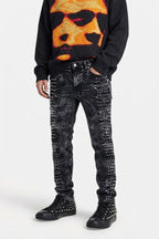 Jean riveté - y2k streetwear