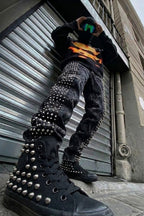 Jean riveté - y2k streetwear