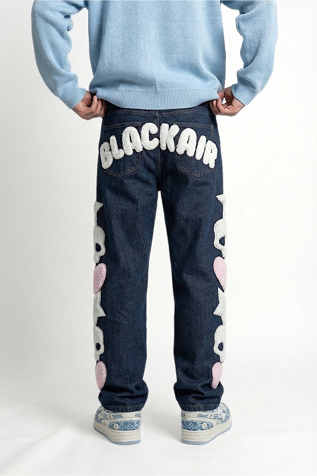 Jean tête de mort - y2k streetwear