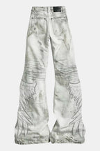 Jeans ailes d'ange - y2k streetwear