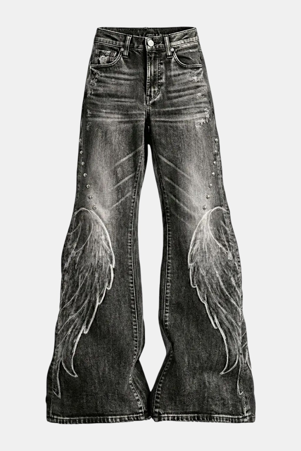 Jeans ailes d'ange - y2k streetwear