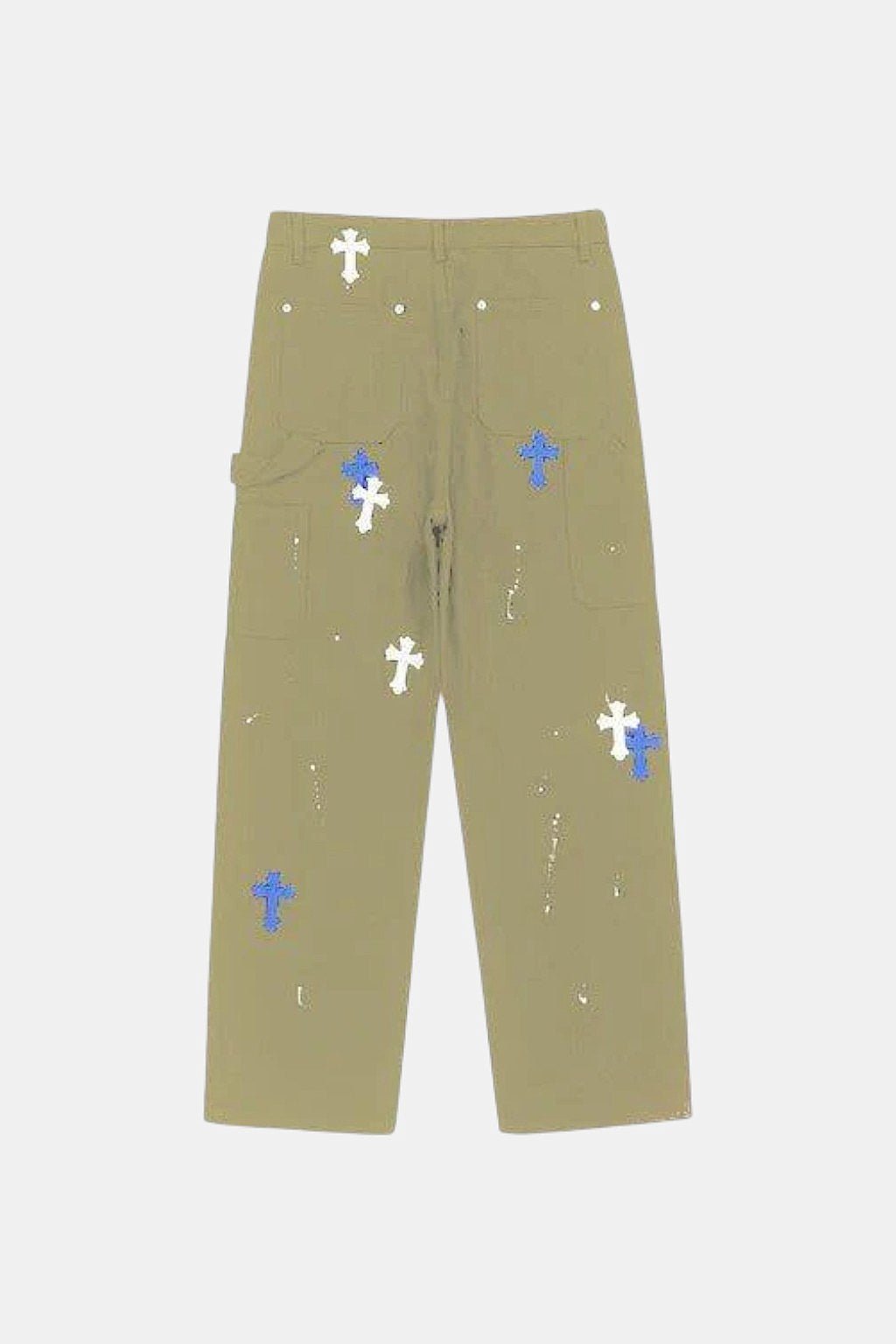 Jeans custom croix - y2k streetwear