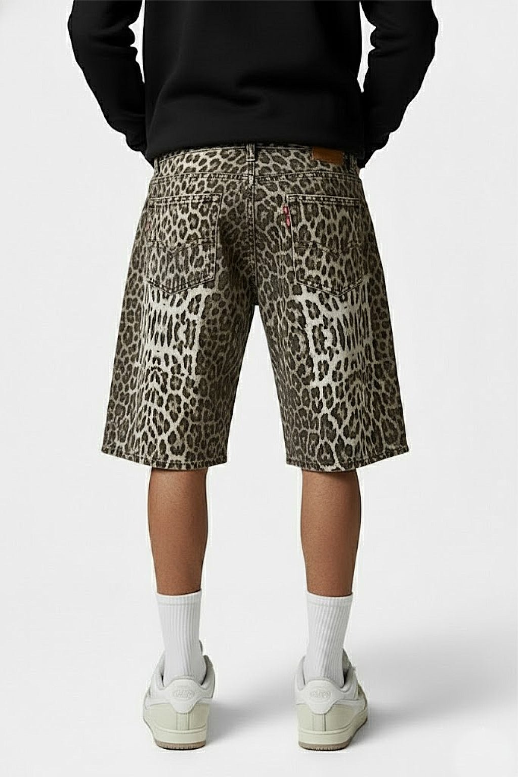 Jorts Leopard - y2k streetwear