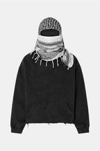 Keffieh hoodie - y2k streetwear