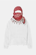 Keffieh hoodie - y2k streetwear