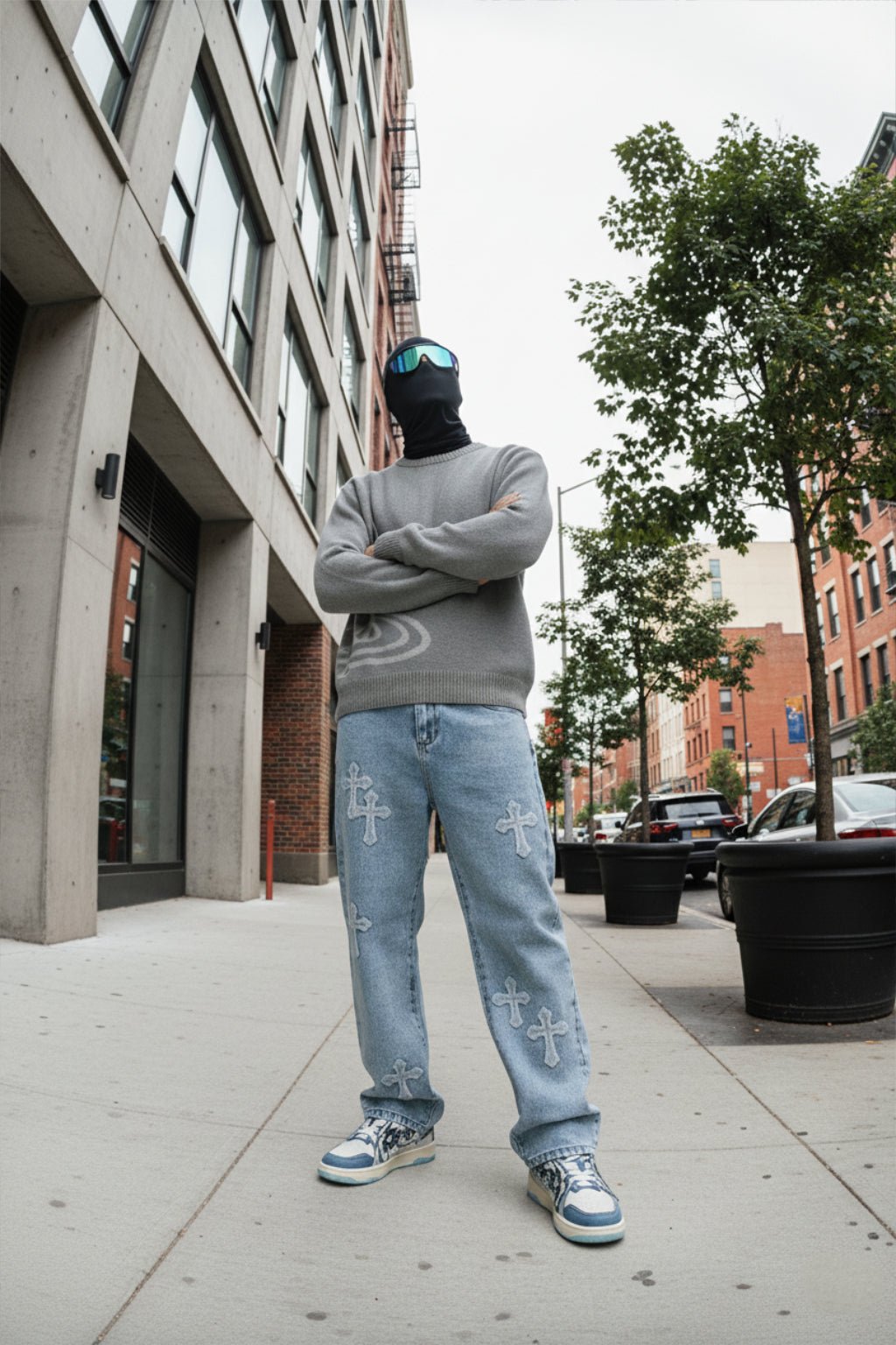 Knit Gris - y2k streetwear