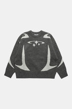 Knit sweater Y2K - y2k streetwear