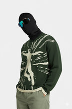 Knit vert - y2k streetwear