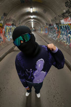 Knit violet - y2k streetwear