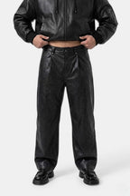 Leather baggy - y2k streetwear