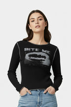 Long sleeve top y2k - y2k streetwear