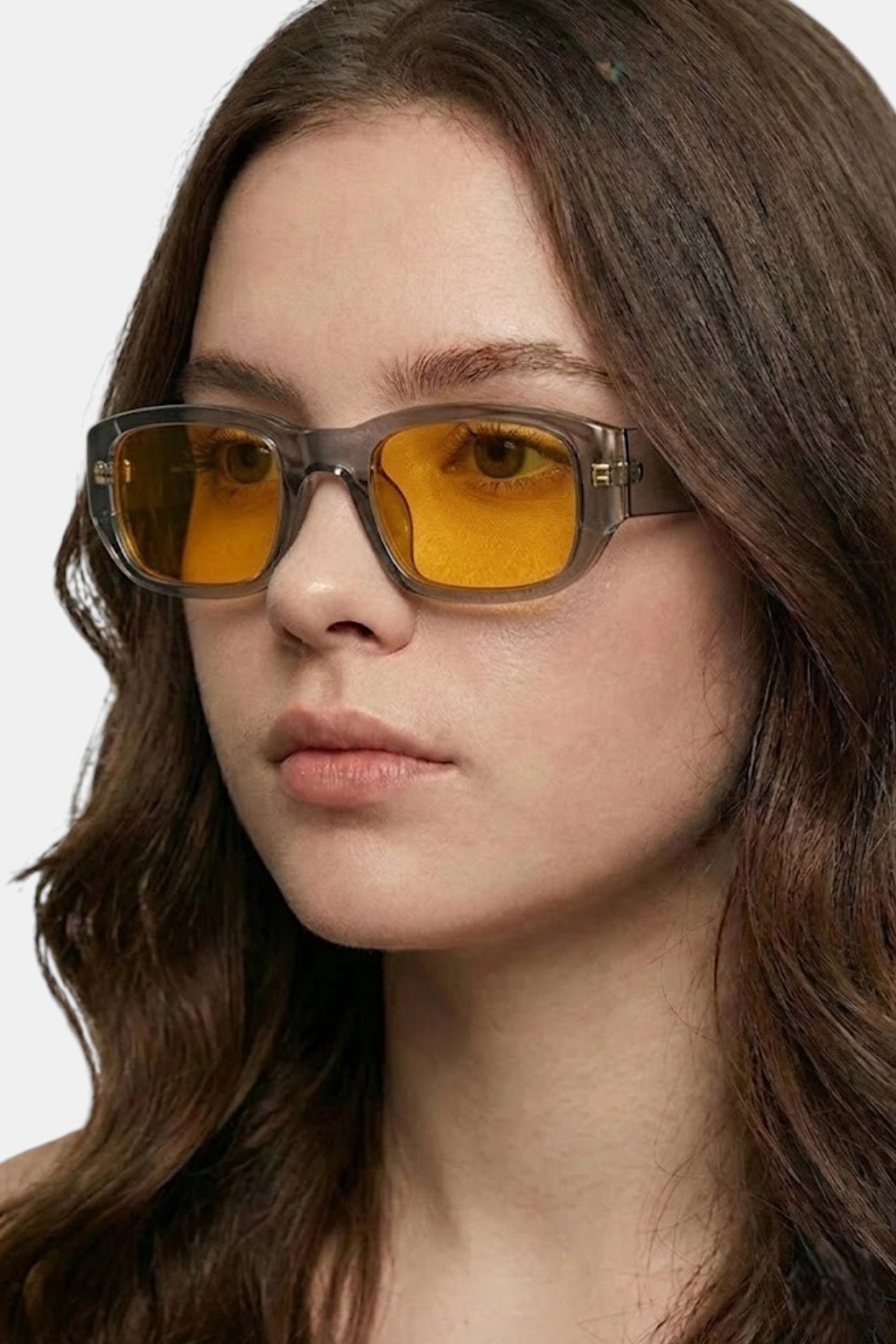 Lunette verre orange - y2k streetwear