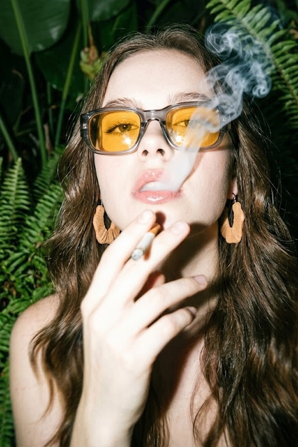Lunette verre orange - y2k streetwear
