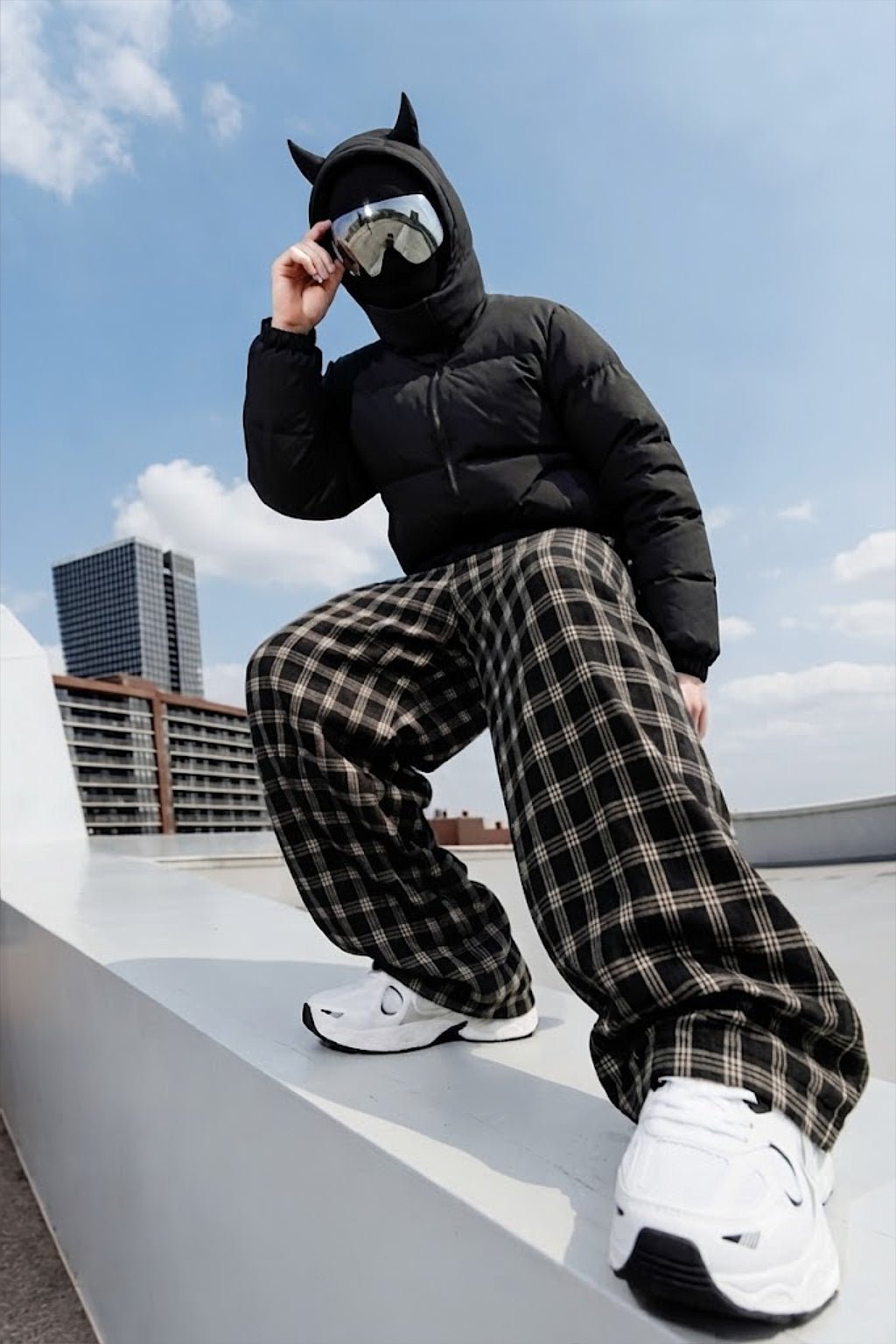 Lunettes à visière - y2k streetwear