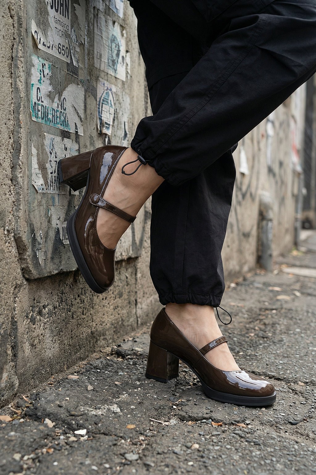 Mary jane marron - y2k streetwear