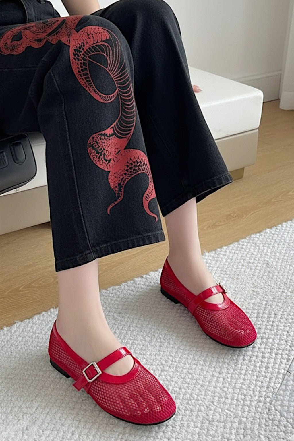 Mary jane transparente - y2k streetwear