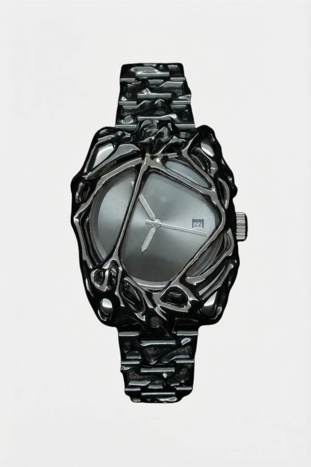 Montre chrome - y2k streetwear