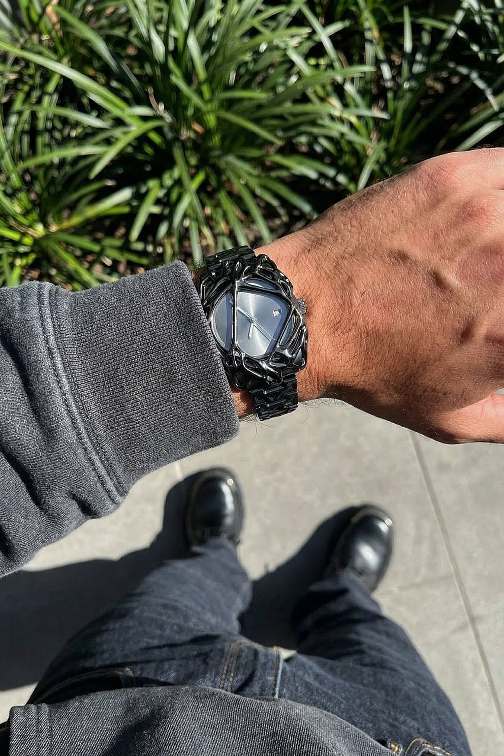 Montre chrome - y2k streetwear