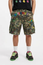 Multicolor Jort - y2k streetwear