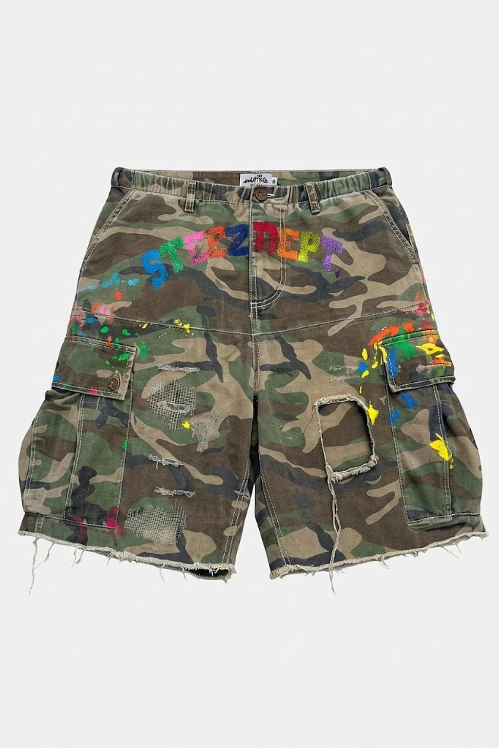 Multicolor Jort - y2k streetwear