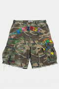 Multicolor Jort - y2k streetwear