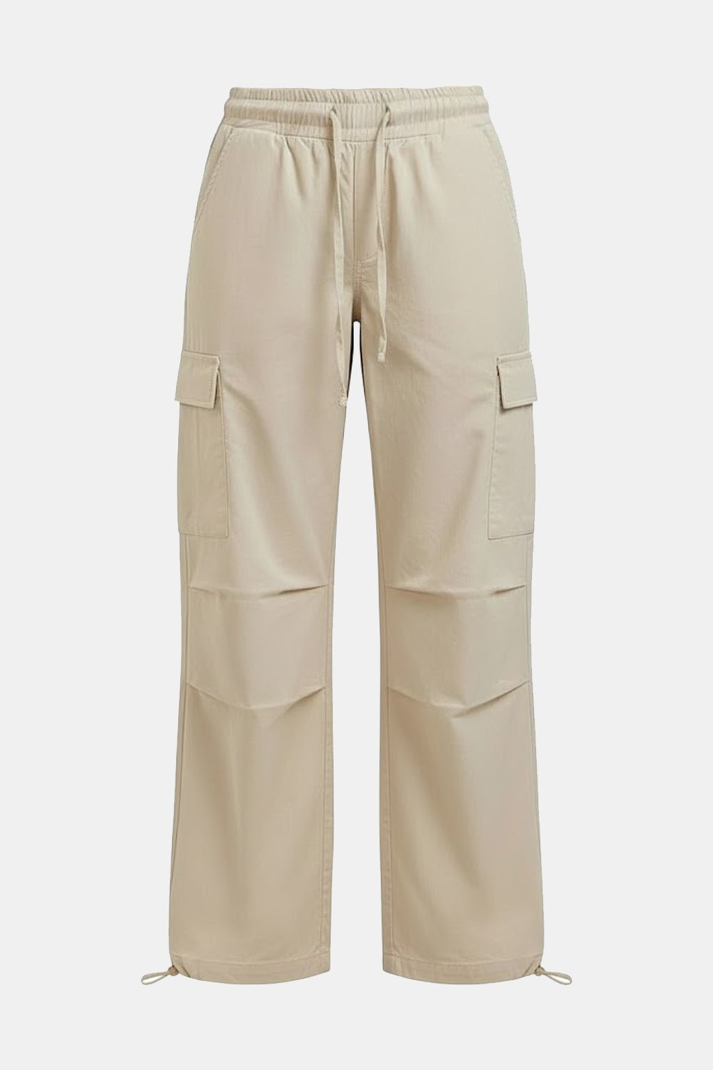 Pantalon parachute beige - y2k streetwear